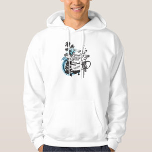 Sweat - shirt à capuche de patineur d'ange de