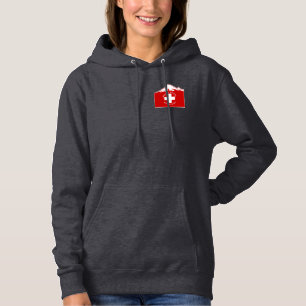 Sweat - shirt à capuche de patrouille féminine ave