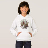 Sweat - shirt à capuche de paysage urbain (Devant entier)