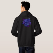 Sweat - shirt à capuche de Peace Splats (Dos entier)