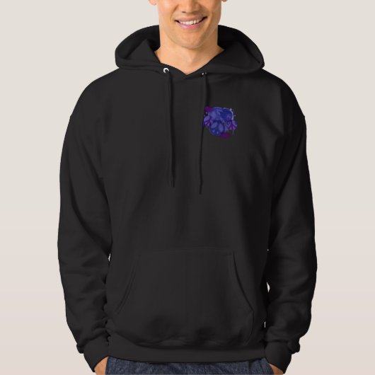 Sweat - shirt à capuche de Peace Splats (Devant)