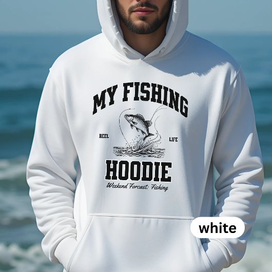 Sweat - shirt à capuche de pêche pour hommes, cade
