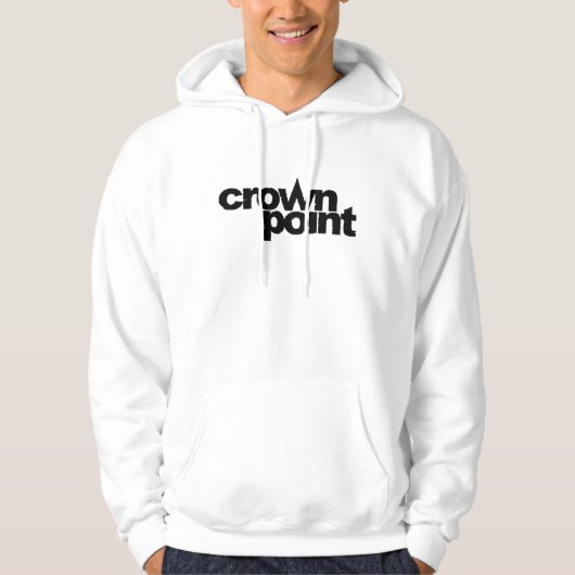 Sweat - shirt à capuche de point de couronne (Devant)