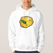 Sweat - shirt à capuche de poivre jaune (Devant)