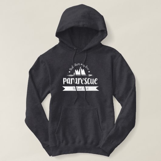 Sweat - shirt à capuche de Portland de Pararescue (Design devant)