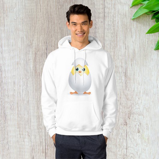 Sweat - shirt à capuche de poulet jaune à l'éclosi