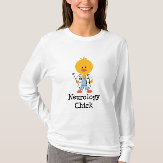 Sweat - shirt à capuche de poussin de neurologie (Devant)