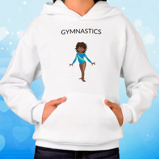 Sweat - shirt à capuche de pull de fille de gymnas