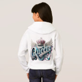 sweat - shirt à capuche de pull de fille quand eff (Dos entier)