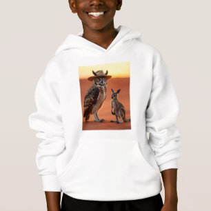 sweat - shirt à capuche de pullover de owl et kang