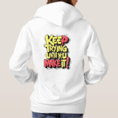 sweat - shirt à capuche de pullover unisex chaud e (Dos)