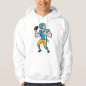 Sweat - shirt à capuche de Quarterback Mens (Devant)