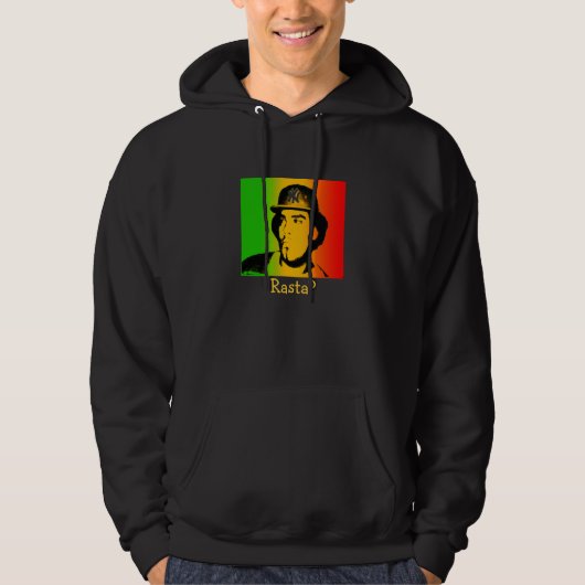 Sweat - shirt à capuche de Rasta (Devant)