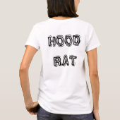 Sweat - shirt à capuche de rat de capot (blanc) (Dos)