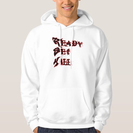Sweat - shirt à capuche de 'R'eady 'S'et 'K'ill ! (Devant)