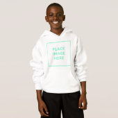 Sweat - shirt à capuche de repoussage pour enfants (Devant entier)