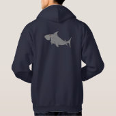 Sweat - shirt à capuche de requin (Dos)