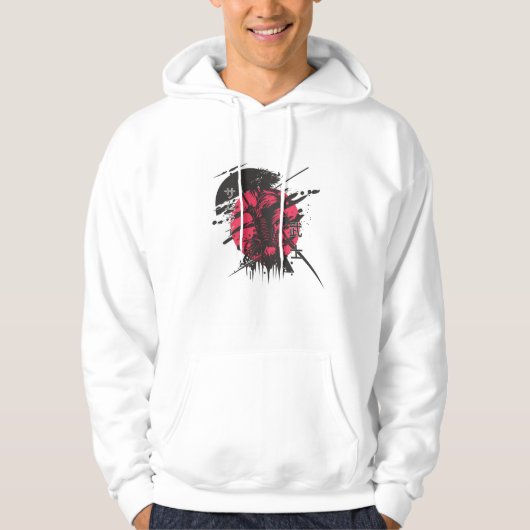 Sweat - shirt à capuche de Samurai (Devant)