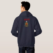 Sweat - shirt à capuche de service de pompiers de (Dos entier)