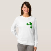 Sweat - shirt à capuche de shamrock (Devant entier)