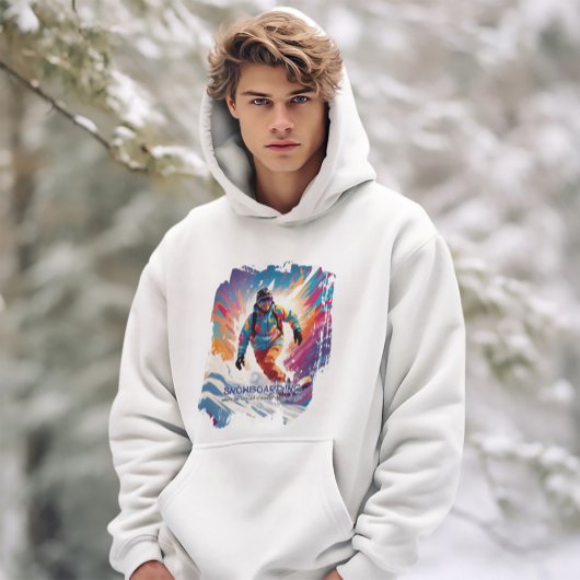 Sweat - shirt à capuche de snowboard