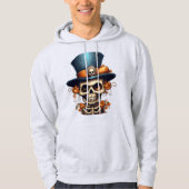 Sweat - shirt à capuche de squelette Steampunk (Devant)