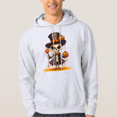 Sweat - shirt à capuche de squelette Steampunk (Devant)