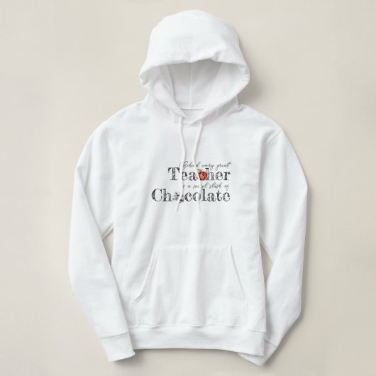 Sweat - shirt à capuche de stash au chocolat de l' (Design devant)