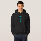 Sweat - shirt à capuche de sweatshirt d'AMAZIN (Devant entier)