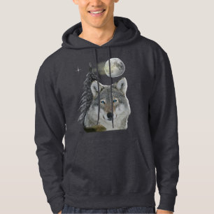 sweat - shirt à capuche de t-shirts de loup