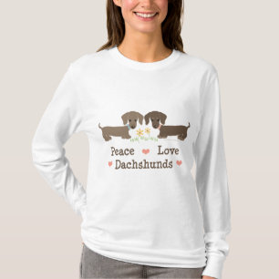 Sweat - shirt à capuche de teckels d'amour de pai
