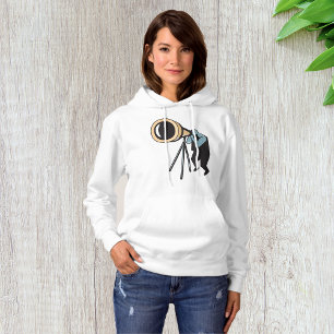 Sweat - shirt à capuche de télescope pour femmes