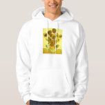 Sweat - shirt à capuche de tournesols de Van Gogh<br><div class="desc">Sweat - shirt à capuche de tournesols de Van Gogh. Peinture à l'huile sur la toile à partir de 1888. Le vase avec quinze tournesols est toujours l'une des vies actives les plus aimées de Vincent van Gogh. L'utilisation brillante des jaunes évoque tranquillement la fin de l'été. Un grand cadeau...</div>