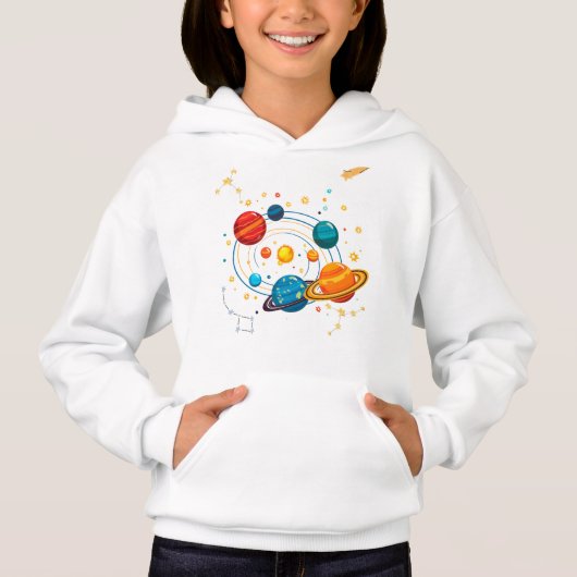 Sweat - shirt à capuche de transfert pour enfants (Devant)
