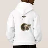 Sweat - shirt à capuche de transfert pour enfants (Dos)