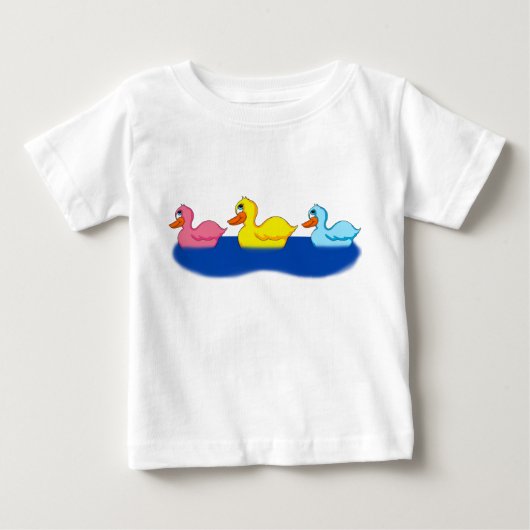Sweat - shirt à capuche de trois canards (Devant)