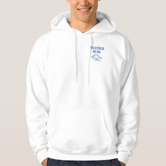 Sweat - shirt à capuche de type de temps (Devant)