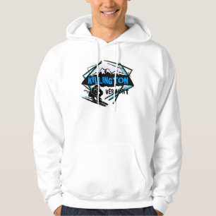 Sweat - shirt à capuche de types de logo de ski d
