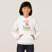 Sweat - shirt à capuche de vacances Gnome (Devant entier)