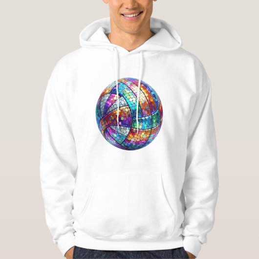 Sweat - shirt à capuche de volley-ball Disco (Devant)