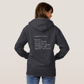Sweat - shirt à capuche de Wanderlust (Dos entier)