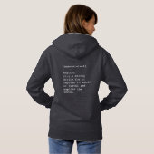 Sweat - shirt à capuche de Wanderlust (Dos entier)