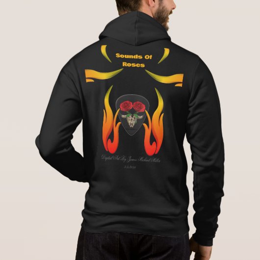 Sweat - shirt à capuche De Zip Par James Michael M (Dos)