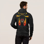 Sweat - shirt à capuche De Zip Par James Michael M (Dos entier)
