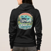 Sweat - shirt à capuche de Zip-Up Glamper Happy po (Dos)