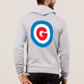 Sweat - shirt à capuche de Zipper du logo GCS (Dos)