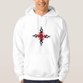 Sweat - shirt à capuche d'encre de KO (Devant)