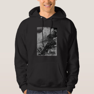 Sweat - shirt à capuche d'épave de train