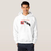 Sweat - shirt à capuche d'équipage de singe (Devant entier)