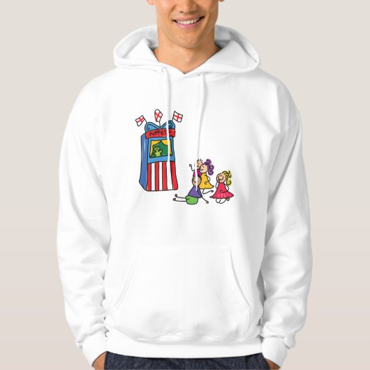 Sweat - shirt à capuche des animateurs de marionne (Devant)